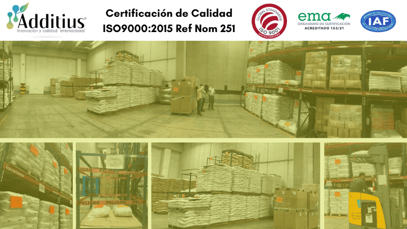 almacen certificado ISO9000:2015 Centro de distribución certificado para alimentos